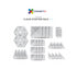 CONNETIX - 34 Piece Clear Starter Pack